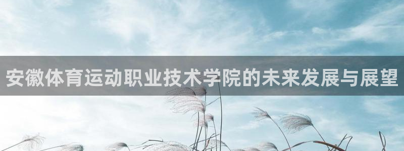  凯发k8国际唯一：安徽体育运动职业技术学院的未来发展与展望