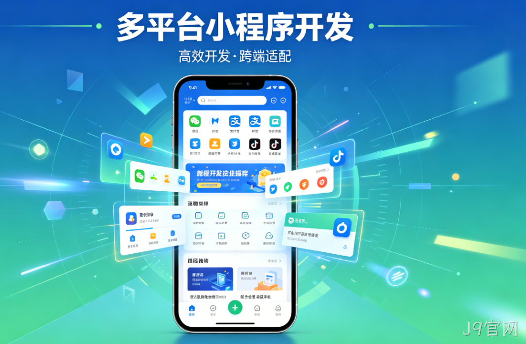 小程序开发选对服务商！J9官网多平台定制，帮企业抓住私域红利