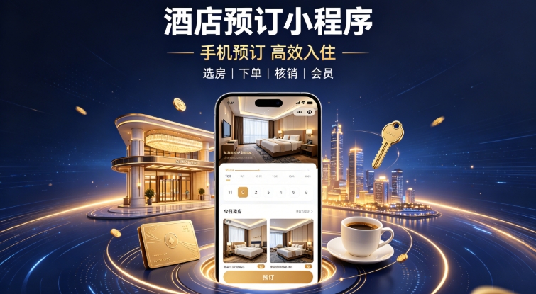 酒店自营预订小程序定制开发实战案例|J9官网本地门店私域小程序开发运营全解析
