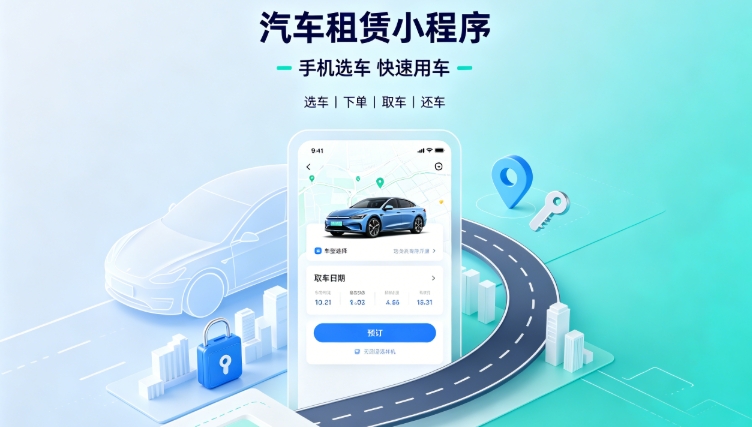 自营汽车租赁小程序定制开发深度案例|J9官网租车行业数字化私域转型解决方案